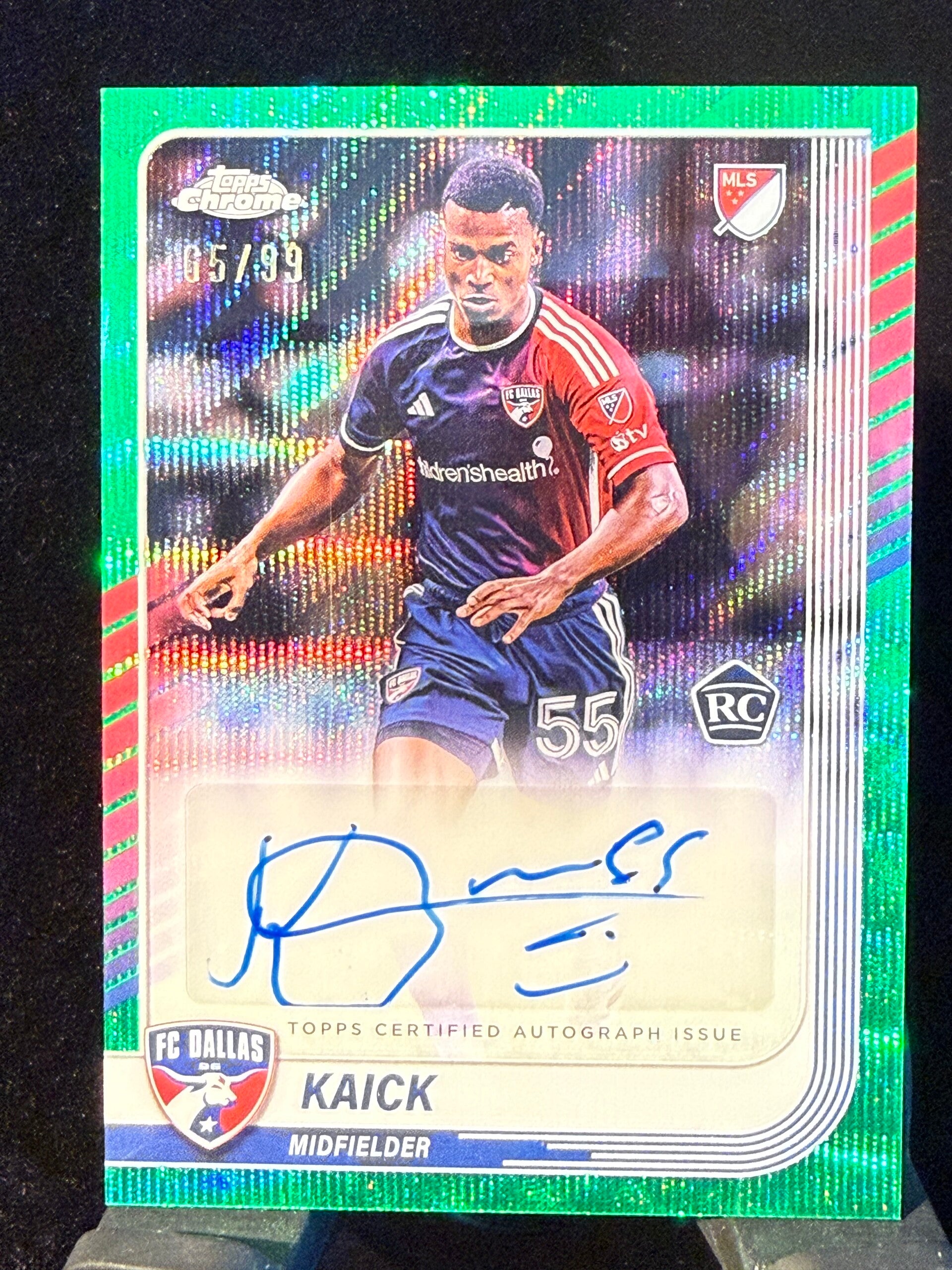Topps MLS Chrome 25/26 Kaick RC auto 65/99