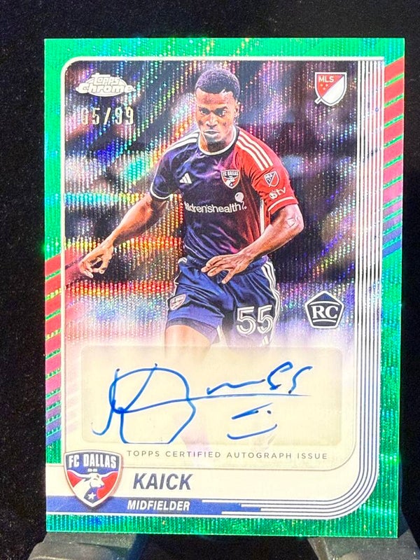 Topps MLS Chrome 25/26 Kaick RC auto 65/99