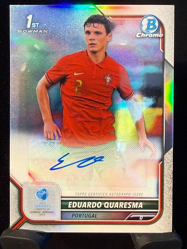 Topps 1St Bowman 2022 Eduardo Quaresma auto