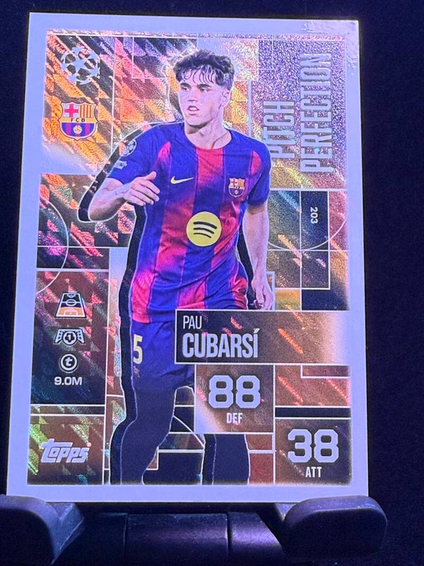 Topp Match Attax Extra 25/26 Pau Cubarsi