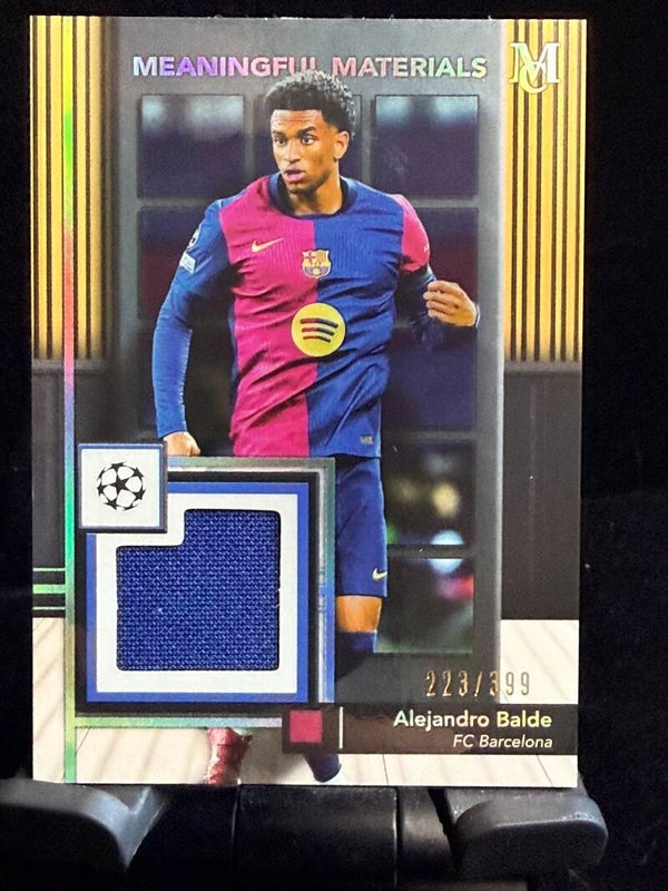 Topps Museum 24/25 Alejandro Balde Relic