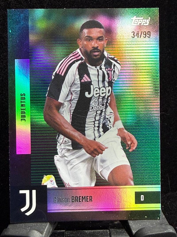 Topps Juventus team set 25/26 Gleison Bremer nummerert 34/99