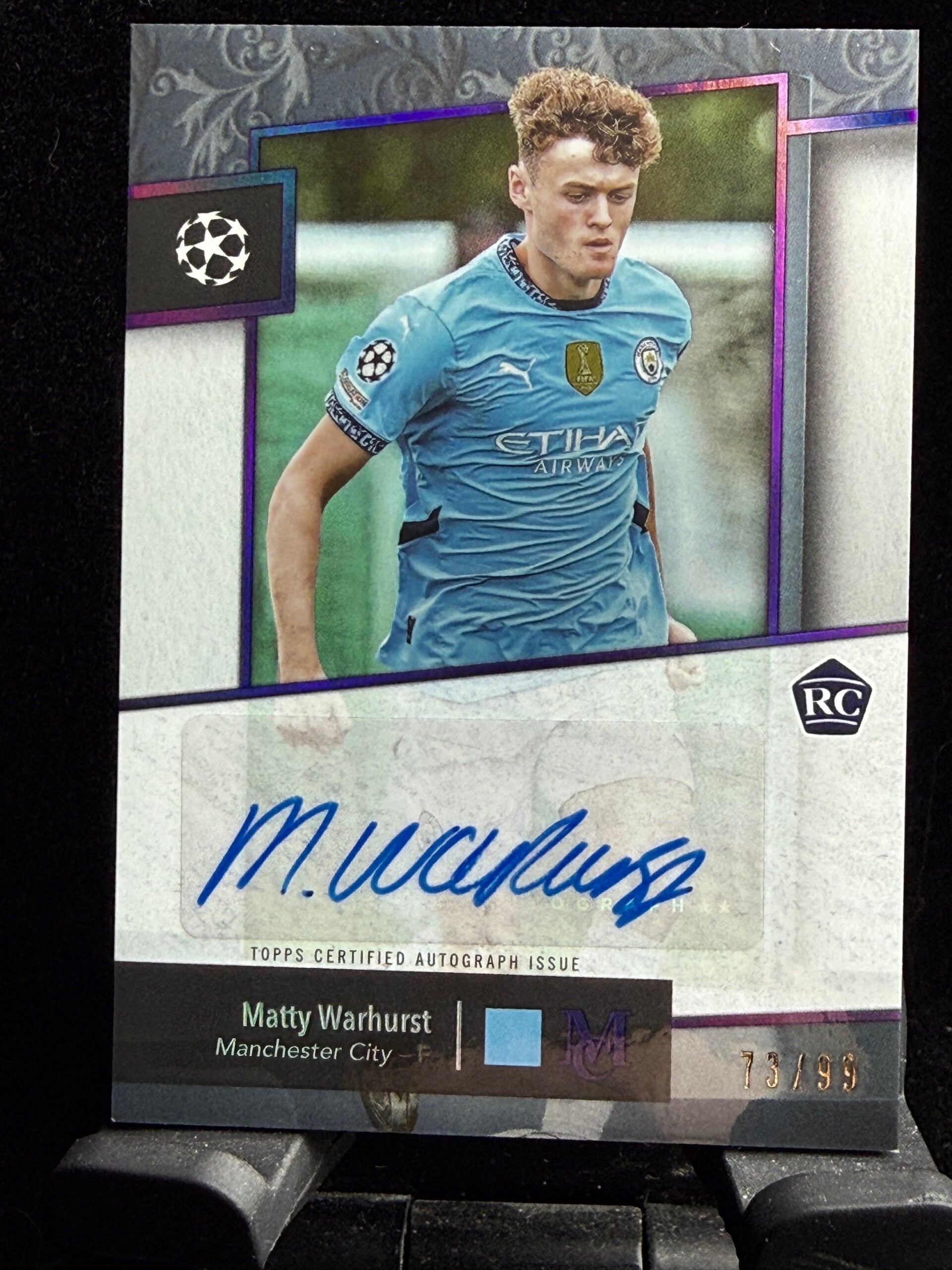 Topps Museum 24/25 Matty Warhurst RC auto