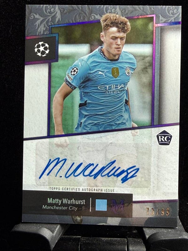Topps Museum 24/25 Matty Warhurst RC auto