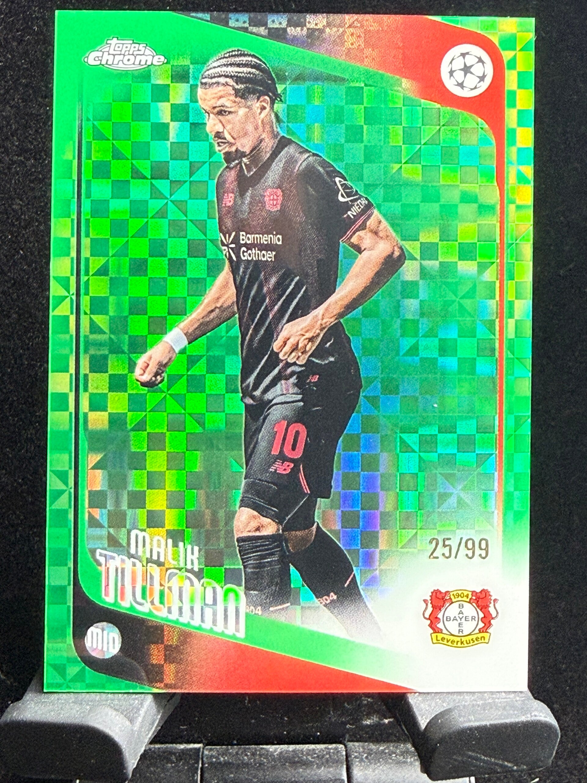 Topps UCC Chrome 25/26 Malik Tillman Parallel nummerert 25/99