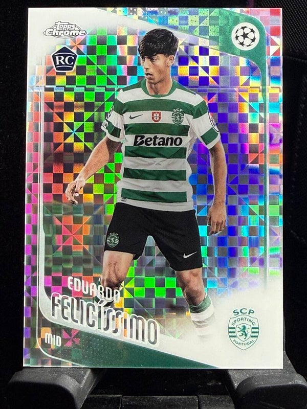 Topps UCC Chrome 25/26 Eduardo Felicissimo - RC Parallel