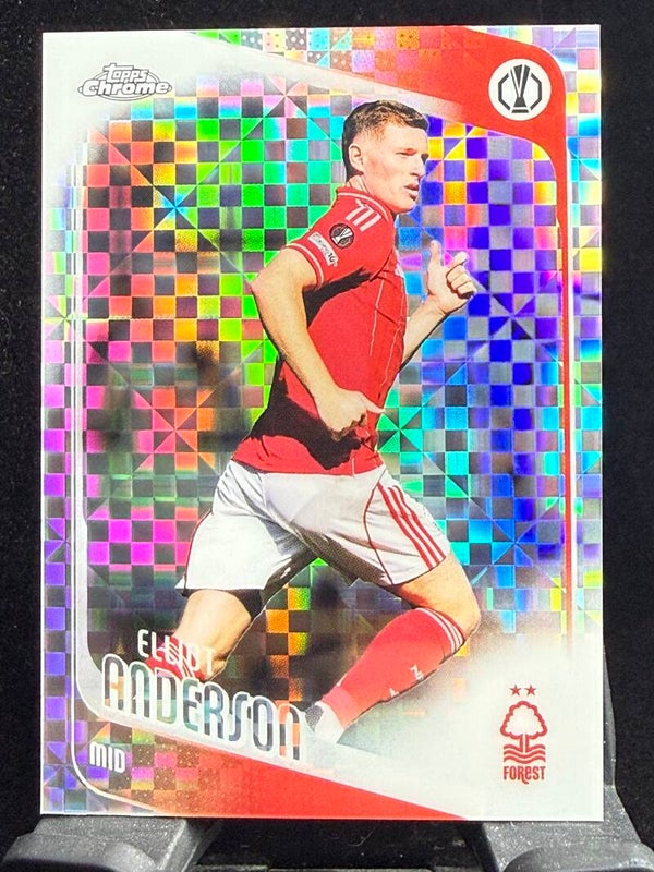 Topps UCC Chrome 25/26 Elliot Anderson Parallel