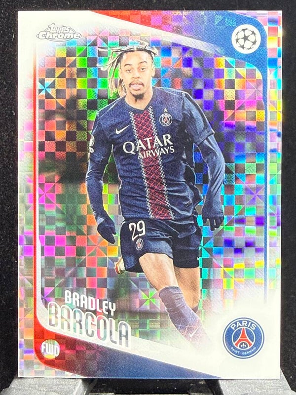 Topps UCC Chrome 25/26 Bradley Barcola Parallel