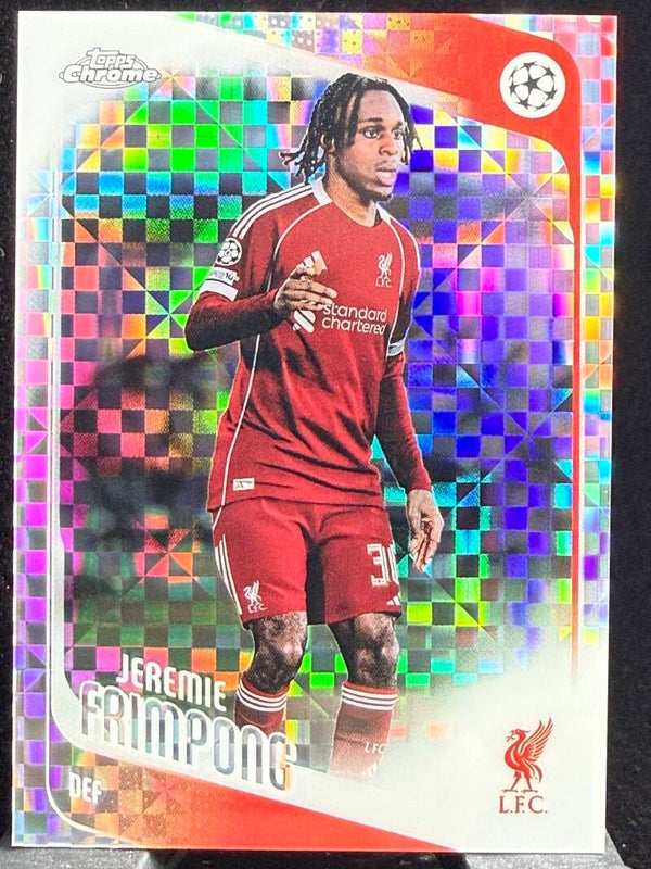 Topps UCC Chrome 25/26 Jeremie Frimpong Parallel