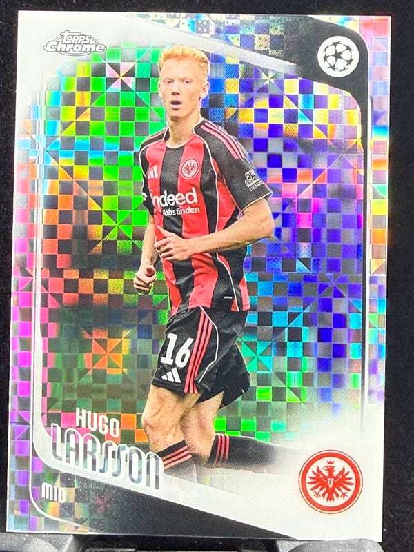 Topps UCC Chrome 25/26 Hugo Larsson Parallel