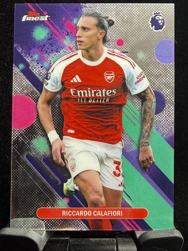 Topps Finest Premier League 25/26 Riccardo Calafiori