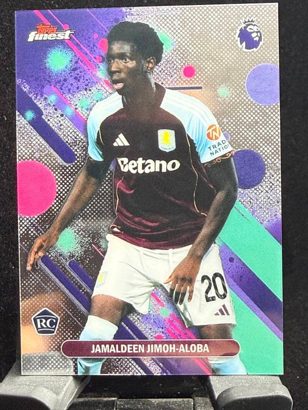 Topps Finest Premier League 25/26 Jamaldeen Jimoh Aloba - RC