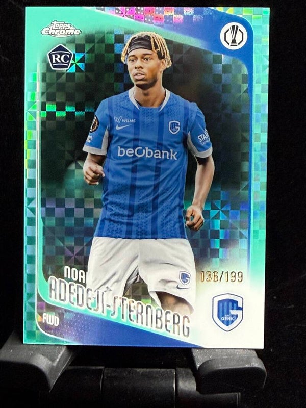 Topps UCC Chrome 25/26 Noah Adedeji Sternberg - RC - nummerert 136/199