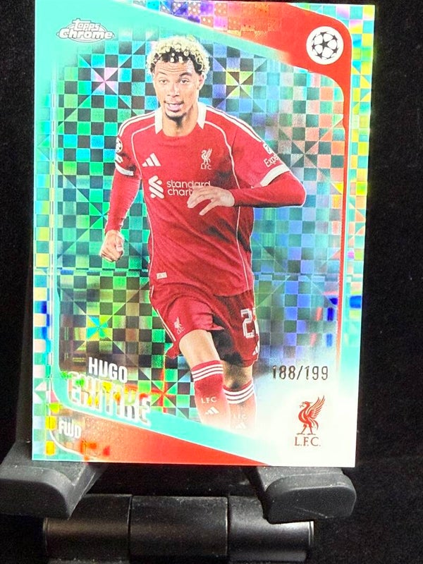 Topps UCC Chrome 25/26 Hugo Ekitike nummerert 188/199