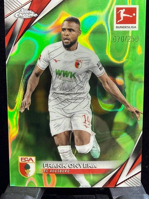 Topps Bundesliga Chrome 24/25 Frank Onyeka nummerert 70/250