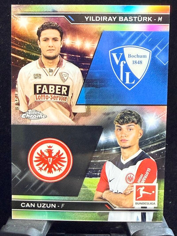 Topps Bundesliga Chrome 24/25 Yildiray Bastürk & Can Uzun