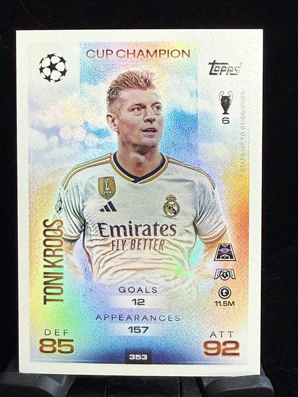 Topp Match Attax 25/26 Toni Kroos
