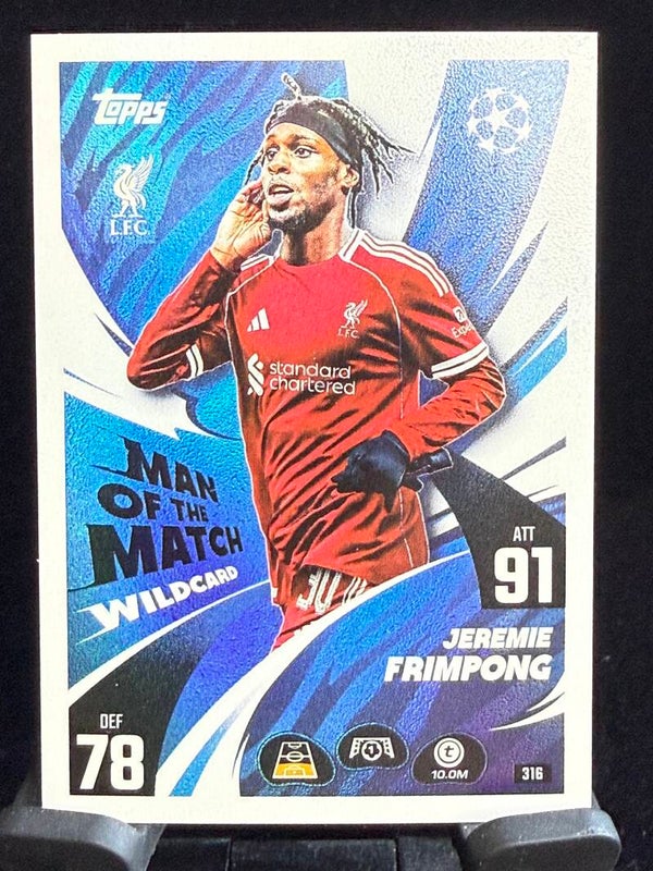Topp Match Attax 25/26 Jeremie Frimpong