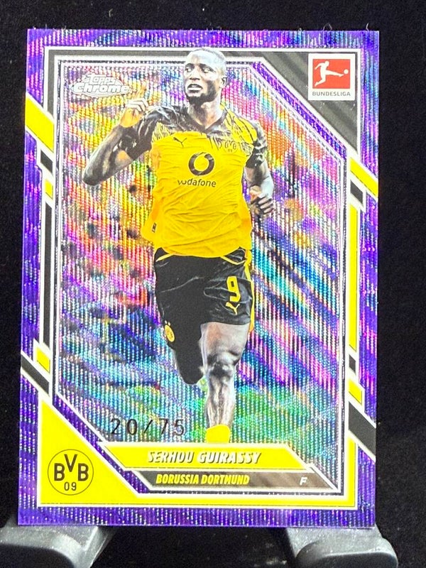 Topps Bundesliga Chrome 25/26 Serhou Guirassy nummerert 20/75