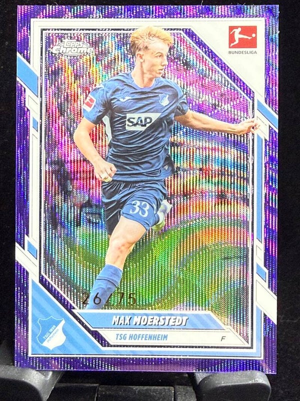 Topps Bundesliga Chrome 25/26 Max Moerstedt nummerert 26/75