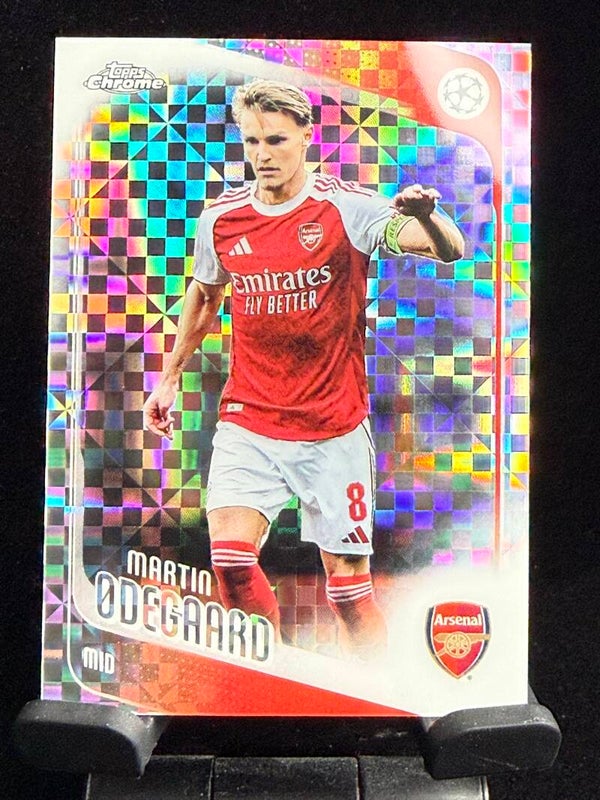 Topps UCC Chrome 25/26 Martin Ødegaard Parallel
