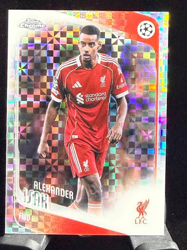 Topps UCC Chrome 25/26 Alexander Isak Parallel