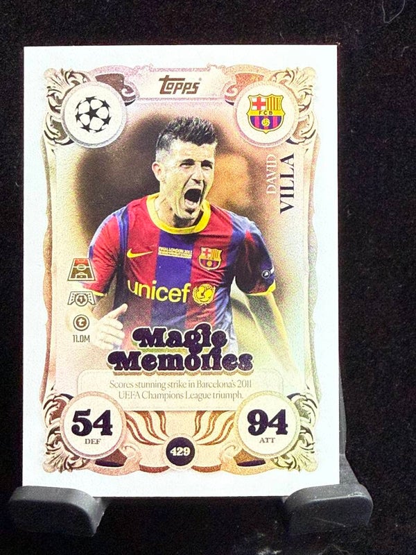 Topp Match Attax 25/26 David Villa