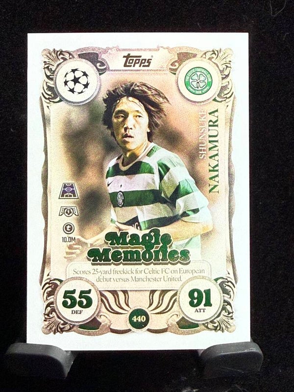 Topp Match Attax 25/26 Shunsuke Nakamura