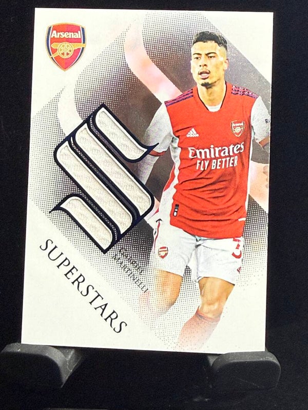 Futera Unique Arsenal 24/25 Gabriel Martinelli Relic nummerert 1/4