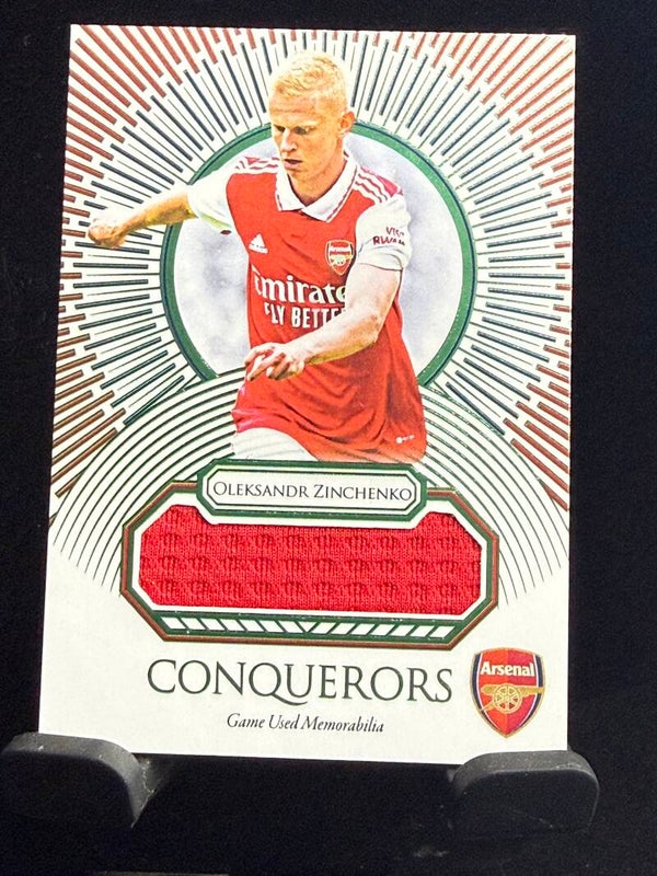 Futera Unique Arsenal 24/25 Oleksandr Zinchenko Relic nummerert 1/3
