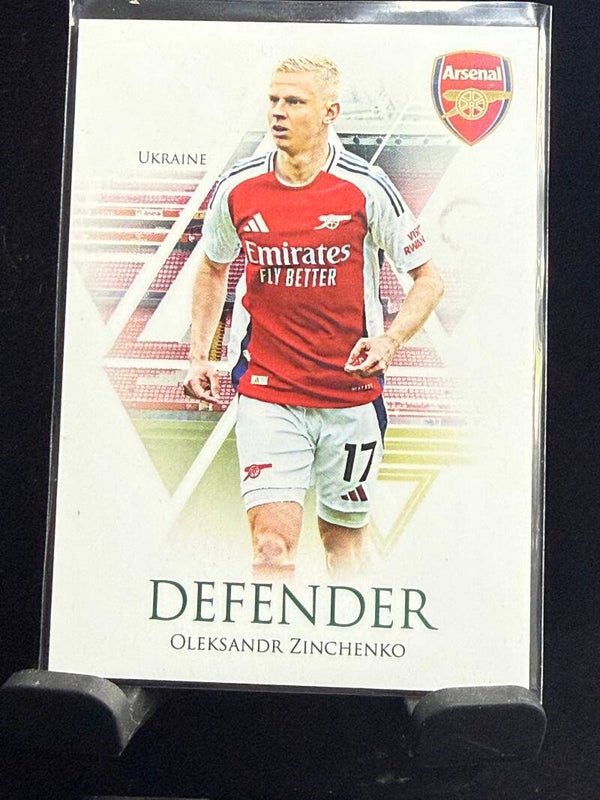 Futera Unique Arsenal 24/25 Oleksandr Zinchenko nummerert 6/7