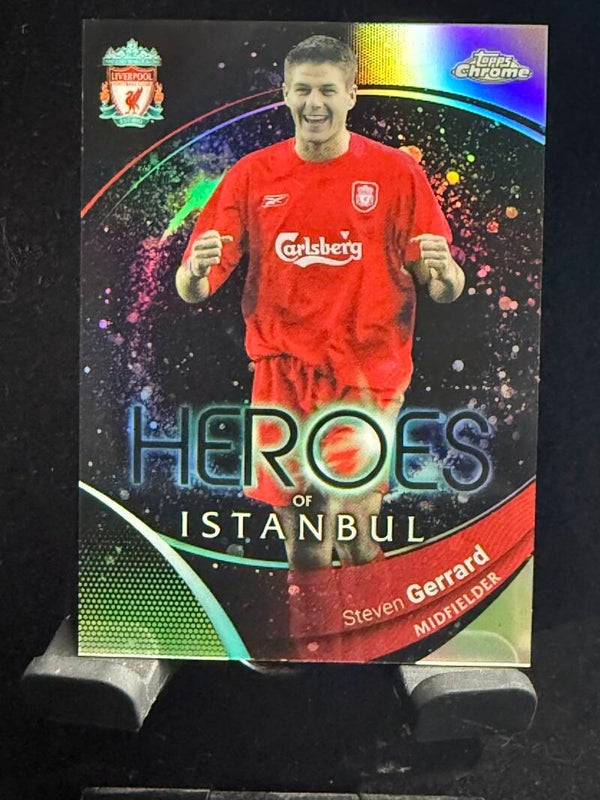 Topps Liverpool Chrome Premier League 23/24 Steven Gerrard Parallel