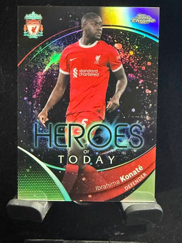 Topps Liverpool Chrome Premier League 23/24 Ibrahima Konate Parallel