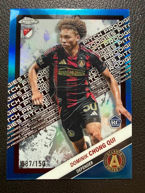 Topps MLS Chrome 25/26 Dominik Chong Qui nummerert 87/150 Parallel RC