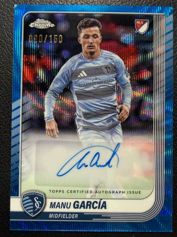 Topps MLS Chrome 25/26 Manu Garcia 90/150 auto