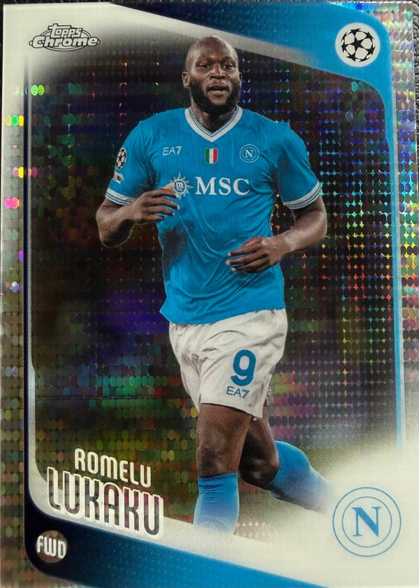 Topps UCC Chrome 25/26 Romelu Lukaku parallel