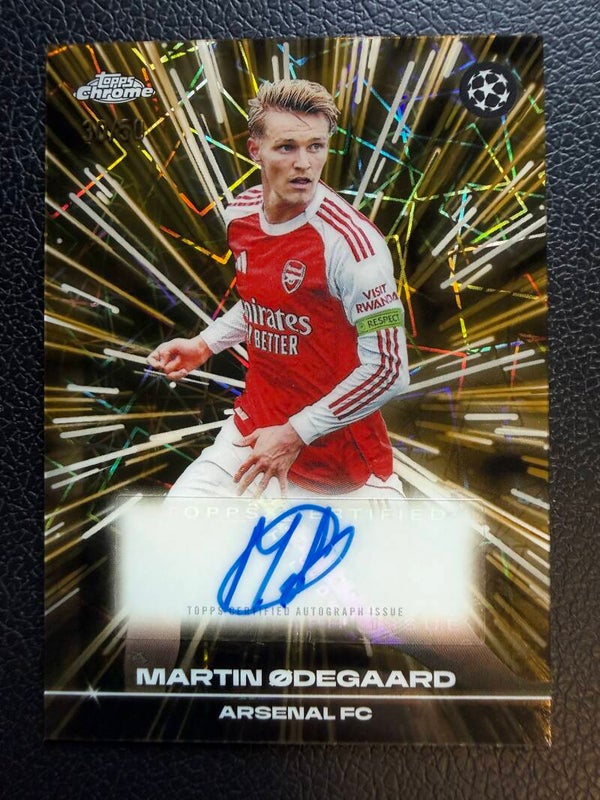 Topps UCC Chrome 25/26 Martin Ødegaard 30/50 auto