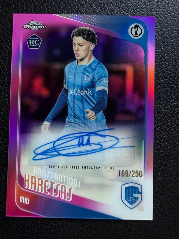 Topps UCC Chrome 25/26 Konstantinos Karetsas 169/250 auto