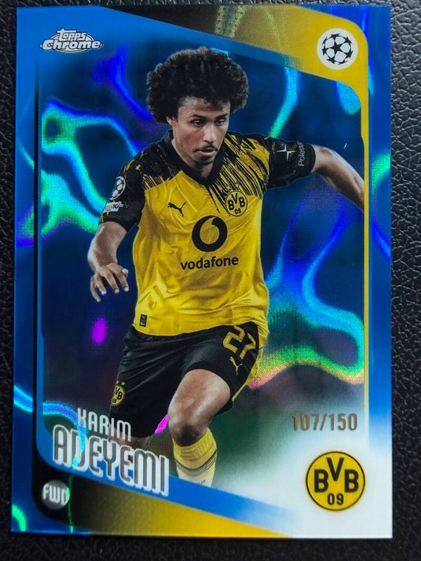 Topps UCC Chrome 25/26 Karim Adeyemi nummert 107/150