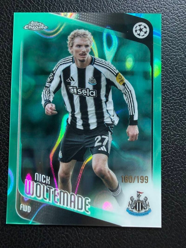 Topps UCC Chrome 25/26 Nick Woltemade nummerert 160/199