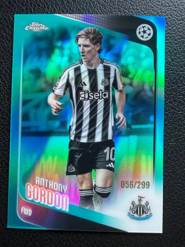 Topps UCC Chrome 25/26 Anthony Gordon nummerert 56/299