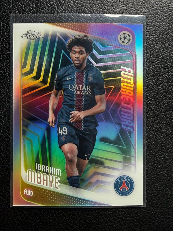 Topps UCC Chrome 25/26 Ibrahim Mbaye Parallel