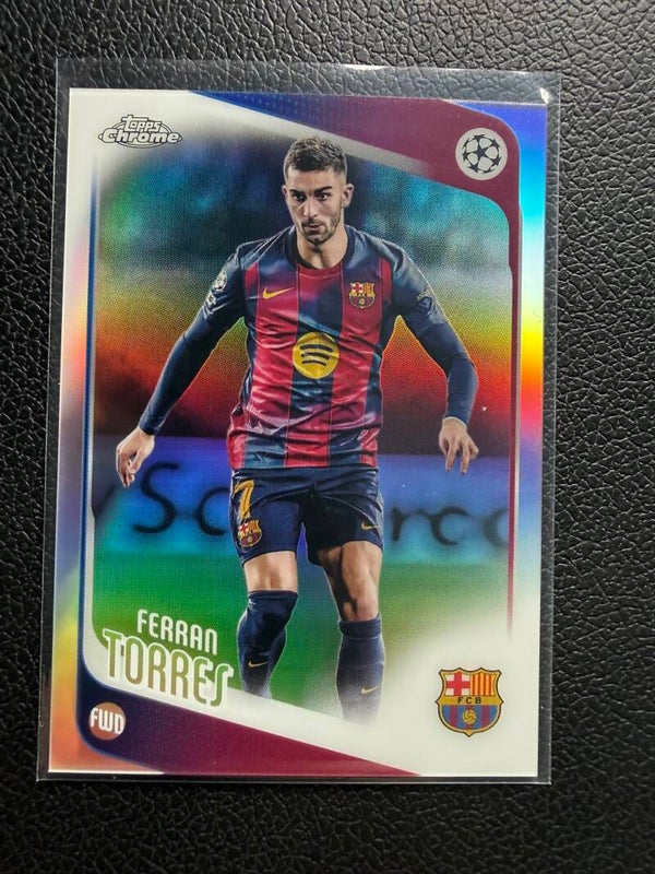 Topps UCC Chrome 25/26 Ferran Torres Parallel