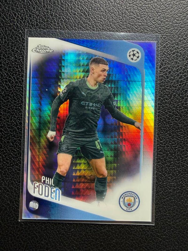 Topps UCC Chrome 25/26 Phil Foden Parallel