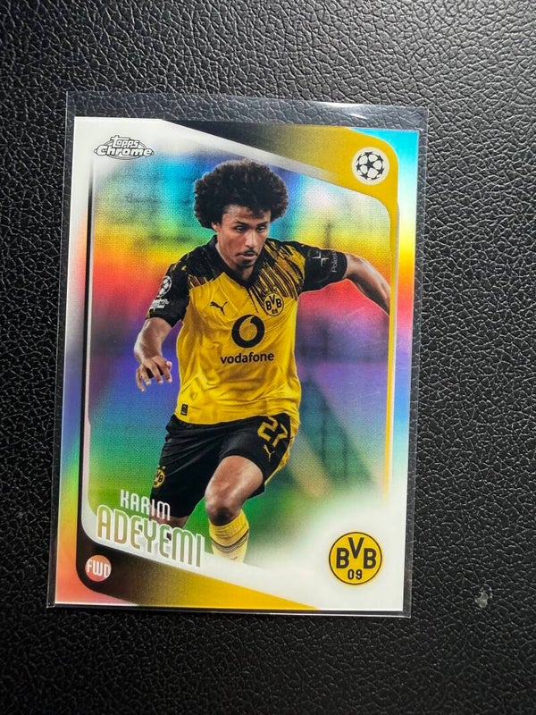 Topps UCC Chrome 25/26 Karim Adeyemi Parallel