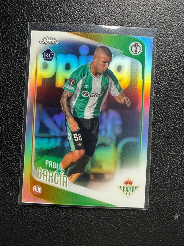 Topps UCC Chrome 25/26 Pablo García RC Parallel