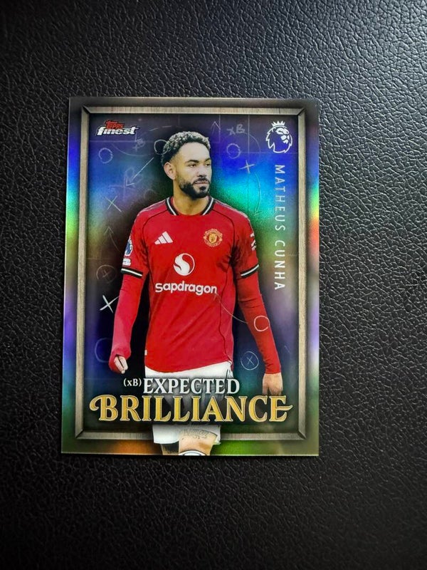 Topps Finest Premier League 25/26 Matheus Cunha