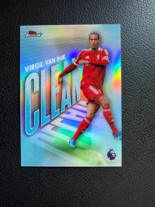 Topps Finest Premier League 25/26 Virgil van Dijk