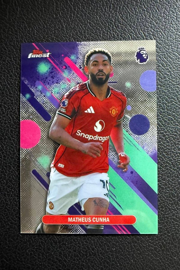 Topps Finest Premier League 25/26 Matheus Cunha