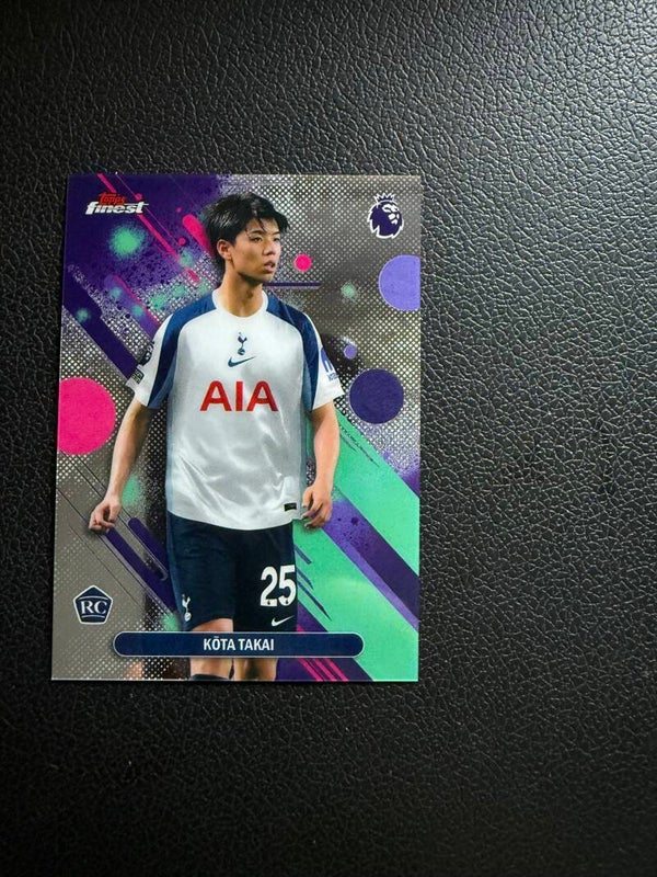Topps Finest Premier League 25/26 Kōta Takai RC